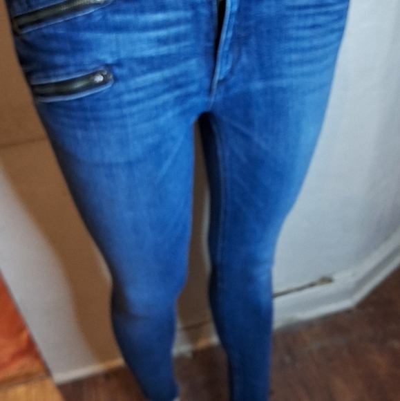 Rag & Bone Kensington moto skinny jeans 27 - Picture 6 of 12